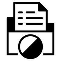 Data Breach Blocker icon vector