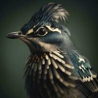 pájaro, creado con generativo ai foto