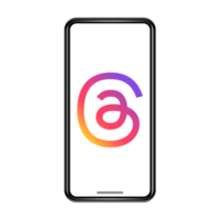 Threads Rainbow Logo, Threads social media. Threads social media and social network interface template, Say More Campaign by Threads, Threads by Instagram, July 20, 2023 - Dhaka, Bangladesh png