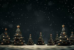 Ai generative Christmas background with negative space realistic image ultra hd high design very detailed photo