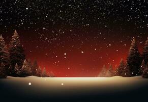 Ai generative Christmas background with negative space realistic image ultra hd high design very detailed photo