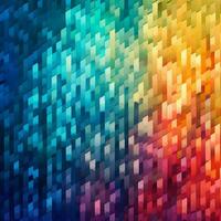 Ai Generative photo abstract and colorful pixel background