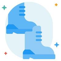 Worker Boot icon illustration, for uiux, infographic, etc vector