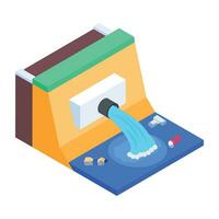 Drain pipe illustration in isometric style vector