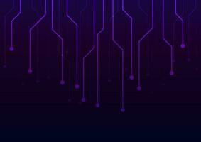 Purple laser line digital tech light dark presentation background vector