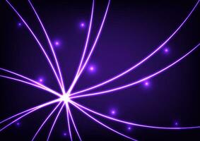 Abstract dynamic purple light line spiral wave curve flow minimal background vector