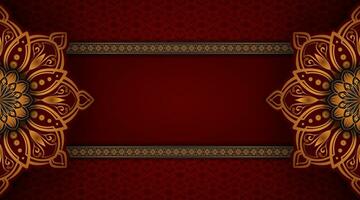 luxury background with mandala ornament vector