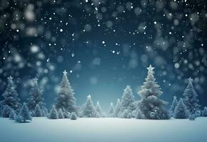 Ai generative Christmas background with negative space realistic image ultra hd high design very detailed photo