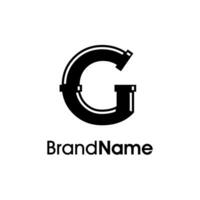 Modern Initial G Plumbing Logo vector