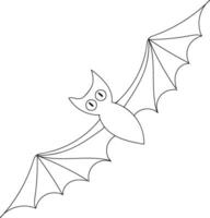 Outline Halloween clipart for the Halloween Party vector
