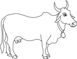 Outline farming clipart. farm animals clipart vector