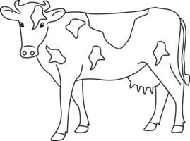 Outline farming clipart. farm animals clipart vector