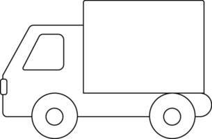 transporte clipart. vehículo clipart. contorno negro y blanco vehículo clipart vector