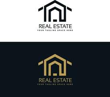 diseño de logotipo para inmobiliaria vector