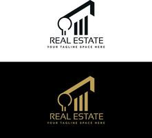 diseño de logotipo para inmobiliaria vector