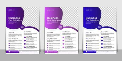 Modern Business Flyer Template Free Vector