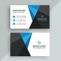 Corporate Modern Professional Business Card Design Template vector