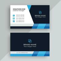 Corporate Modern Professional Business Card Design Template vector