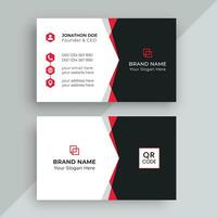 Corporate Modern Professional Business Card Design Template vector