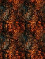 Grunge burned background seamless pattern, created with generative AI photo