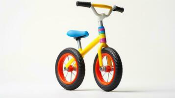 Displaying a 3D miniature Unicycle. Generative AI photo