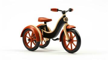 Displaying a 3D miniature Tricycle. Generative AI photo