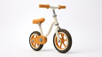 Displaying a 3D miniature Unicycle. Generative AI photo