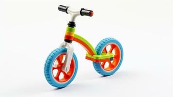 Displaying a 3D miniature Unicycle. Generative AI photo