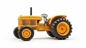 Displaying a 3D miniature Tractor. Generative AI photo