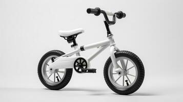 Displaying a 3D miniature Folding Bike. Generative AI photo