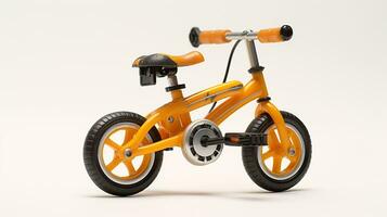 Displaying a 3D miniature Folding Bike. Generative AI photo