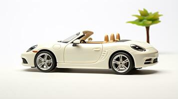 Displaying a 3D miniature Convertible. Generative AI photo