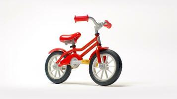 Displaying a 3D miniature Bicycle. Generative AI photo