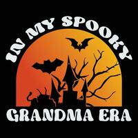 Halloween t-shirt design vector