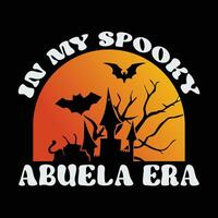 diseño de camiseta de halloween vector