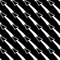 seamless pattern with black and white arrows. photo