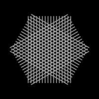 Linear background with hexagon motif. Suitable for various digital purposes. vector