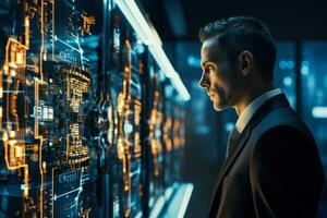 Future digital transformation in the GPT robotic age brings technological change photo