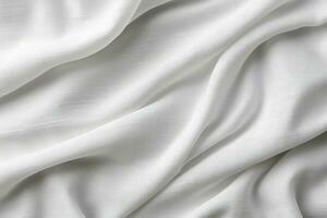 Vintage white fabric texture and seamless background captured in panorama photo