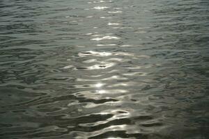 Sun Reflecting in Water Surface photo