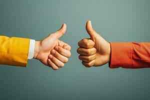 Rate content with a thumbs up or thumbs down using concise feedback photo