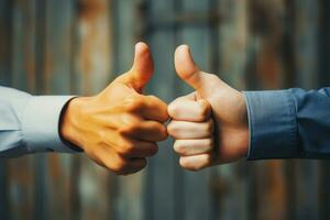 Rate content with a thumbs up or thumbs down using concise feedback photo