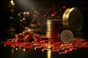 disminuido moneda Velocidad con libra símbolo y rojo flecha reflejando financiero luchas y declinante precios en 3d ilustración foto