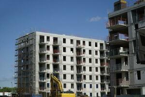 Multi Storey Residential Building Under Construction photo