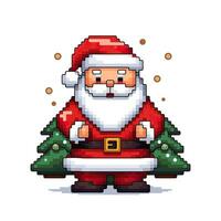 Cartoon pixel art Christmas baulbes high quality ai generated image photo