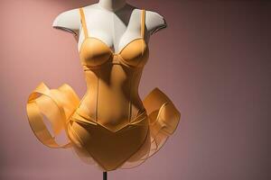 Sensual lingerie on a mannequin. ai generative photo