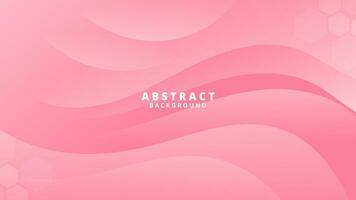 Abstract Gradient pink liquid Wave Background vector