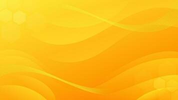 Abstract Gradient yellow liquid Wave Background vector