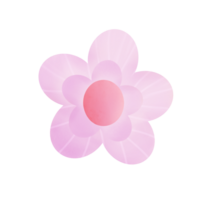 süße rosa Blume png