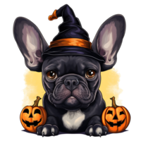 Halloween Dog AI Generated png